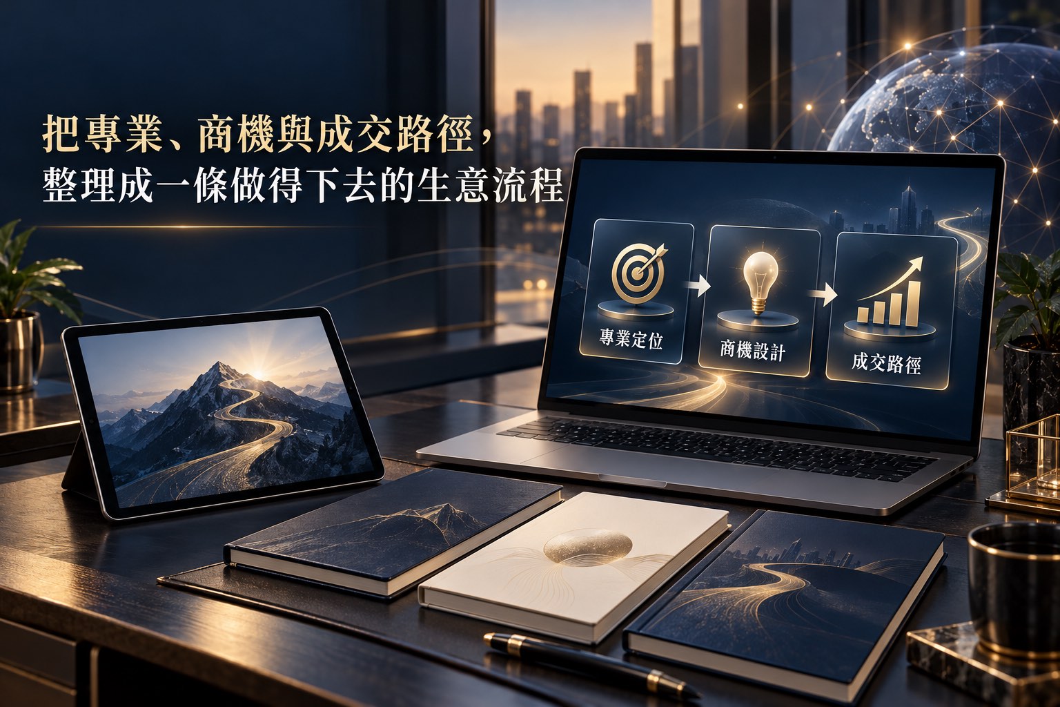 把專業、商機與成交路徑整理成一條做得下去的生意流程