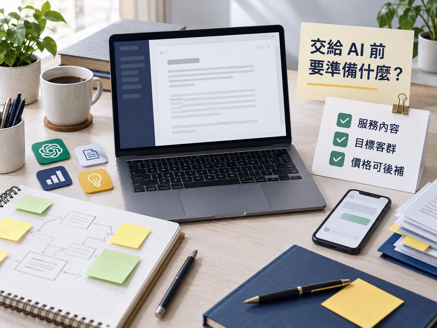把工作交給 AI 前，先準備這個最小資料包：附完整服務介紹範例｜呈現讀者問題與卡點