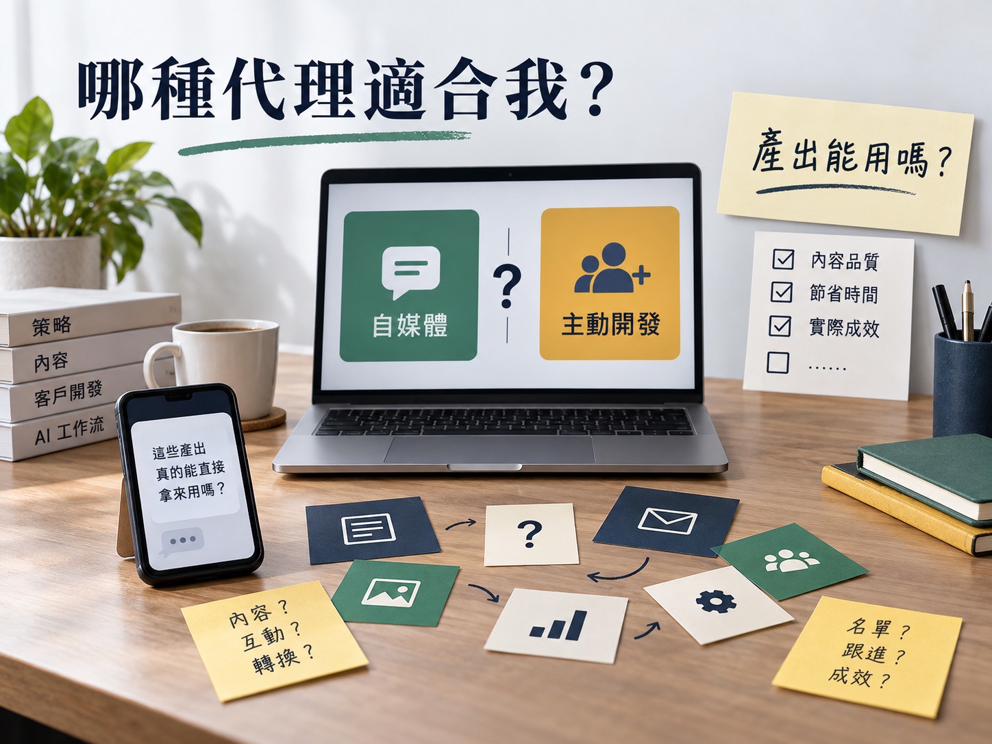 自媒體與主動開發，你的第一個AI代理怎麼選？附兩份一週起步包｜呈現讀者問題與卡點