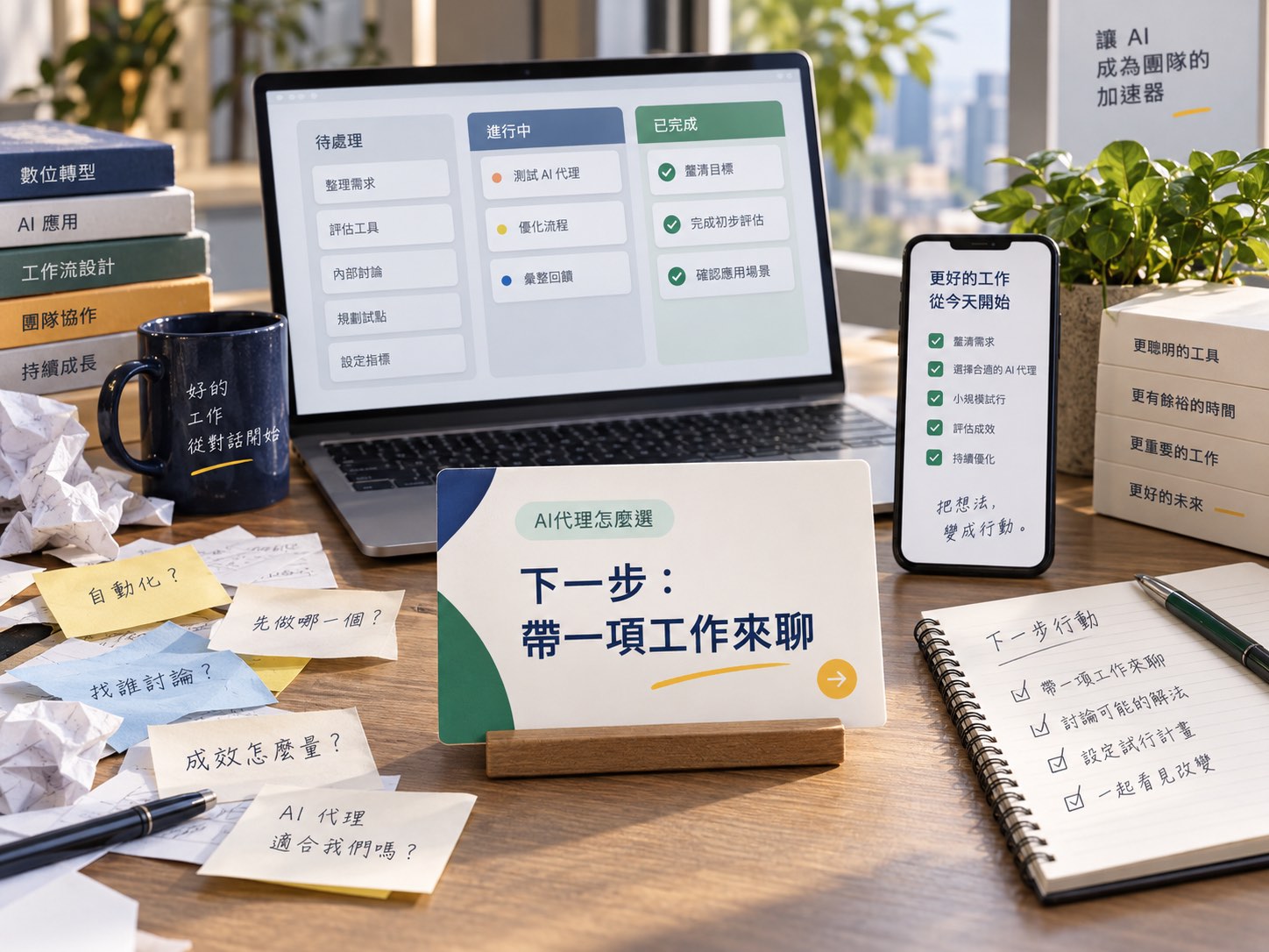 自媒體與主動開發，你的第一個AI代理怎麼選？附兩份一週起步包｜呈現讀者準備採取下一步行動